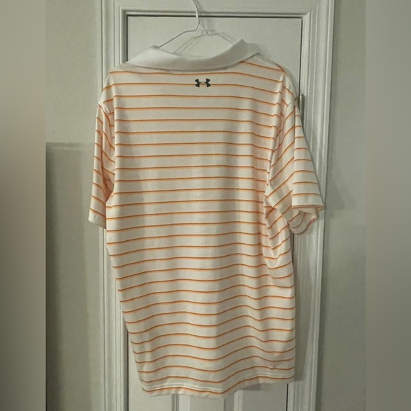 Under Armour Mens Striped Polo Size Mens Large - Picture 3 of 3